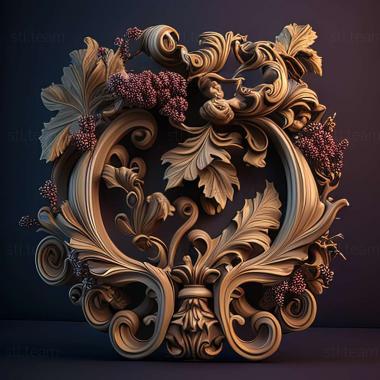 3D model rococo (STL)